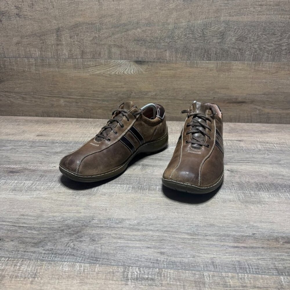 Skechers Brown Leather Oxford Shoes Men's Size 10
